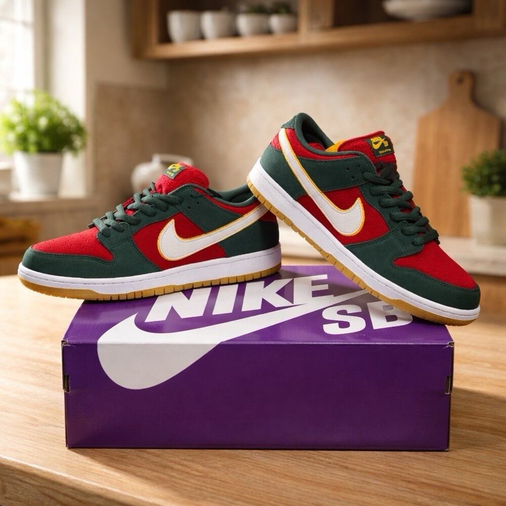 Nike Dunk Premium SB Low Seattle Supersonics Size 12 FZ1287-300 NIB